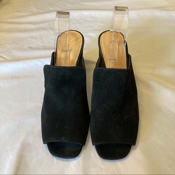 Banana Republic block heel mules sz 9.5 medium - Picture 2 of 9